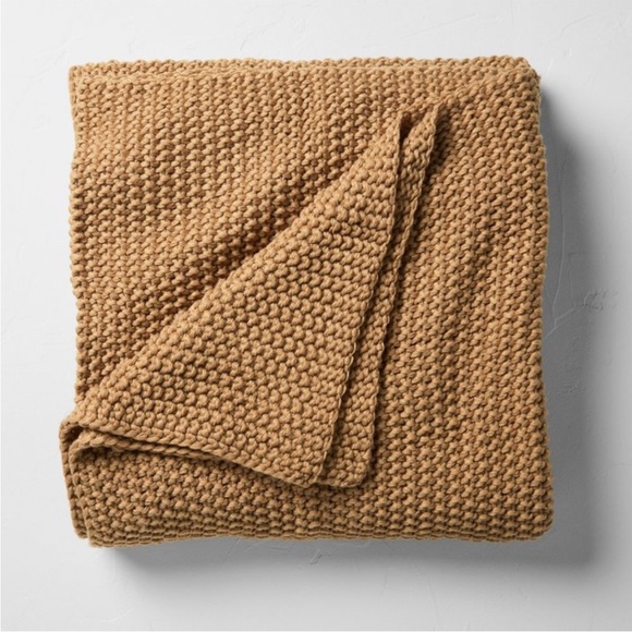 Casaluna Other - Casaluna Full/Queen Chunky Knit Bed Blanket Warm Brown - New